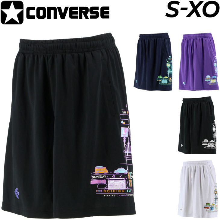 ハーフパンツ メンズ コンバース CONVERSE プラクティスパンツ バスケットボール スポーツウェア バスパン ボトムス 男性 部活動生 中高校生  吸汗速乾/CB221866 :CB221866:APWORLD - 通販 - Yahoo!ショッピング