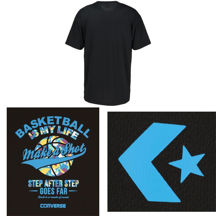 CONVERSE 140 バスケットボールTシャツ 6枚＆バスパン 2枚 セット CONVERSE 140 バスケットボールTシャツ 6枚＆バスパン 2枚