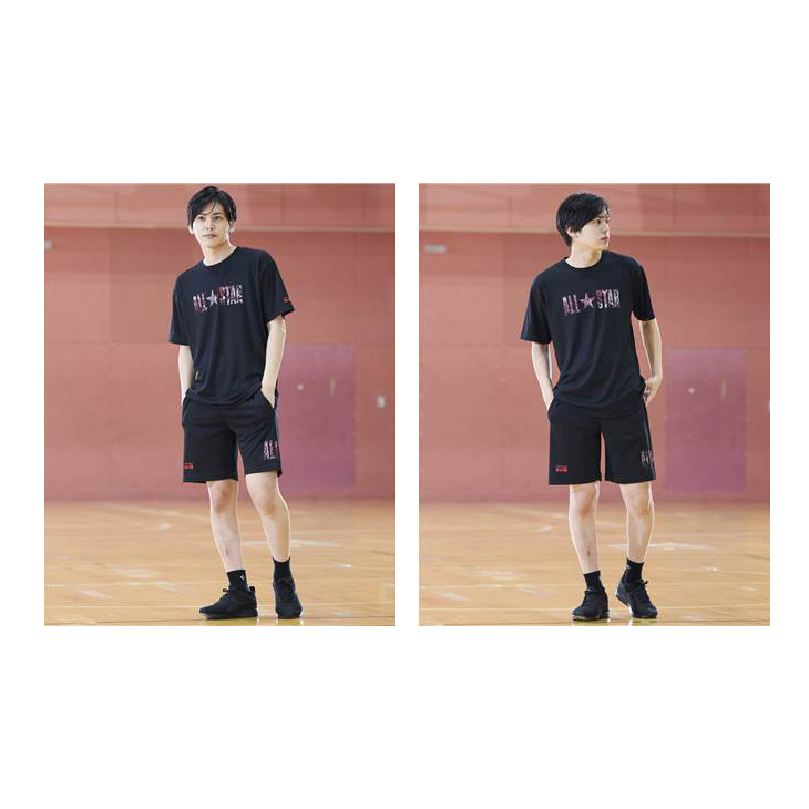 CONVERSE 140 バスケットボールTシャツ 6枚＆バスパン 2枚 セット CONVERSE 140 バスケットボールTシャツ 6枚＆バスパン 2枚