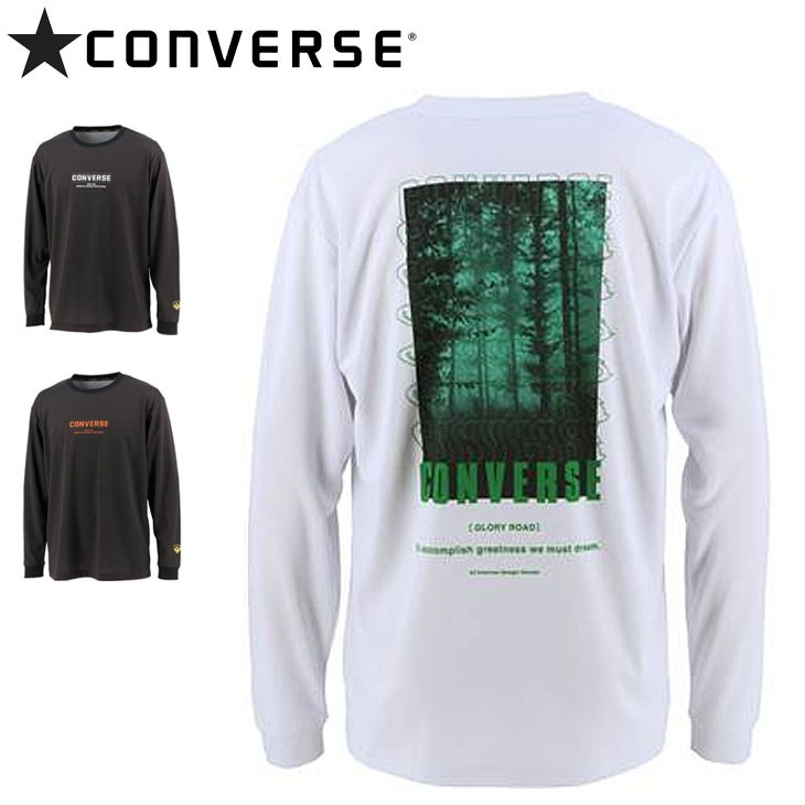 長袖 Tシャツ メンズ コンバース CONVERSE ゴールドシリーズ 昇華ロングスリーブシャツ/バスケットボール スポーツウェア 吸汗速乾 部活動生  /CBG212352L :CBG212352L:APWORLD - 通販 - Yahoo!ショッピング