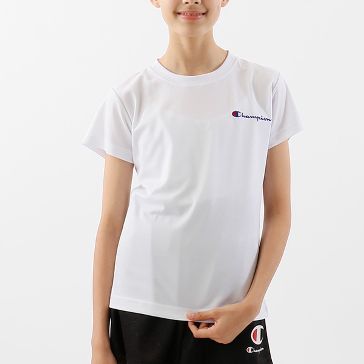 キッズ Tシャツ 半袖 ジュニア 女の子 130-160cm 子供服/チャンピオン 