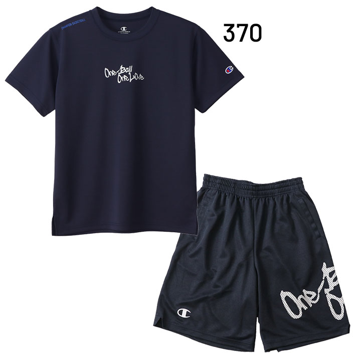セットアップ ボーラホリック×Champion 黒バスケットパンツ Tシャツ半袖 ck-vb323-cks_05.jpg