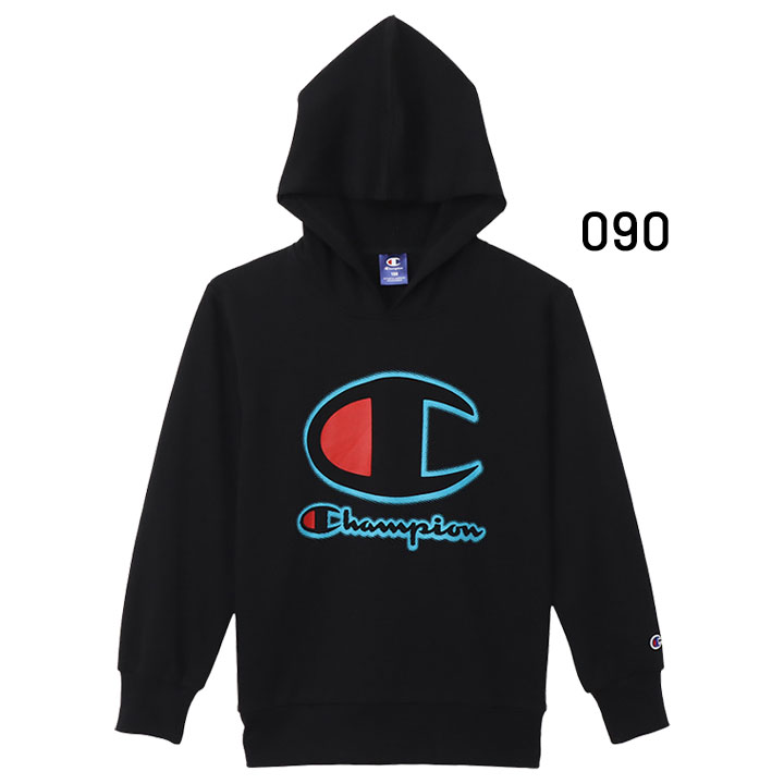 チャンピオンスーパーフーディー　50セント着用　us企画b-boy 00s 初期 Champion（チャンピオン） パーカー キッズ スウェット 130-160cm 子供