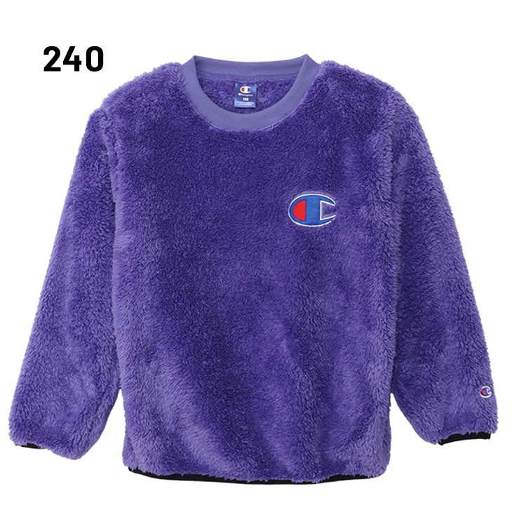 Champion（チャンピオン） キッズ フリースシャツ 長袖 ジュニア