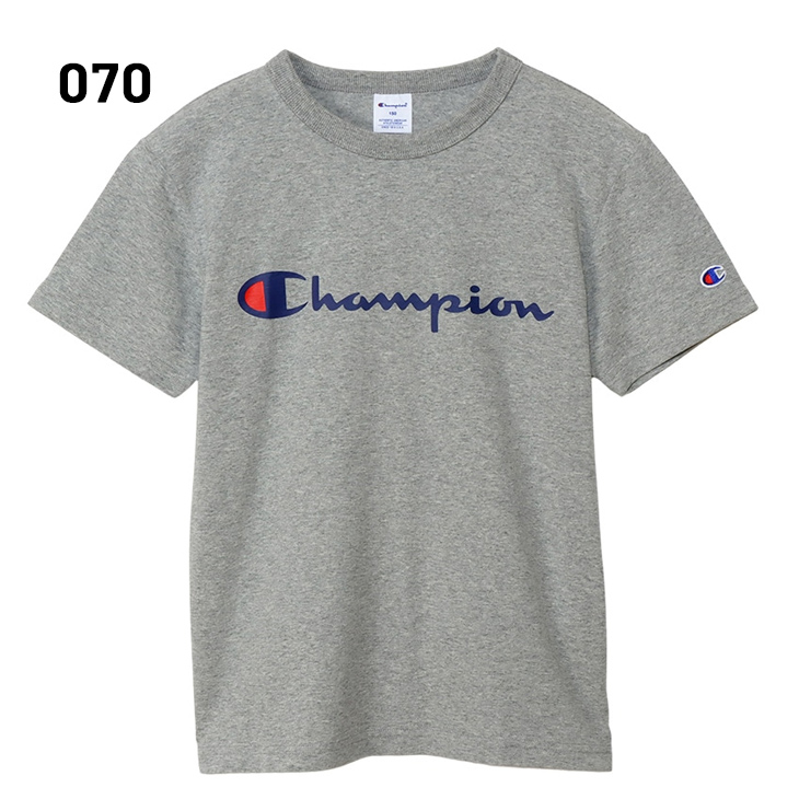 Champion チャンピオン 半袖 Tシャツ キッズ ジュニア プリントT
