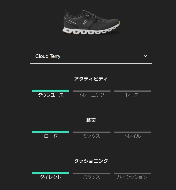 On(オン) ランニングシューズ レディース クラウド Cloud Terry On(オン) ランニングシューズ レディース クラウド Cloud Terry
