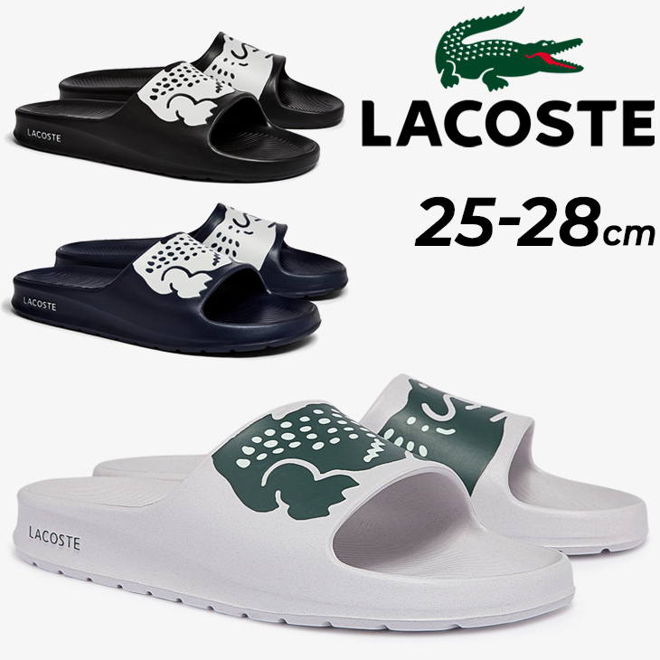 シャワーサンダル メンズ/ラコステ LACOSTE CROCO 2.0 スライドサンダル/スポーツサンダル ワニ ビッグロゴ カジュアル 男性  シューズ 靴/CM00101 :CM00101:WORLD WIDE MARKET - 通販 - Yahoo!ショッピング