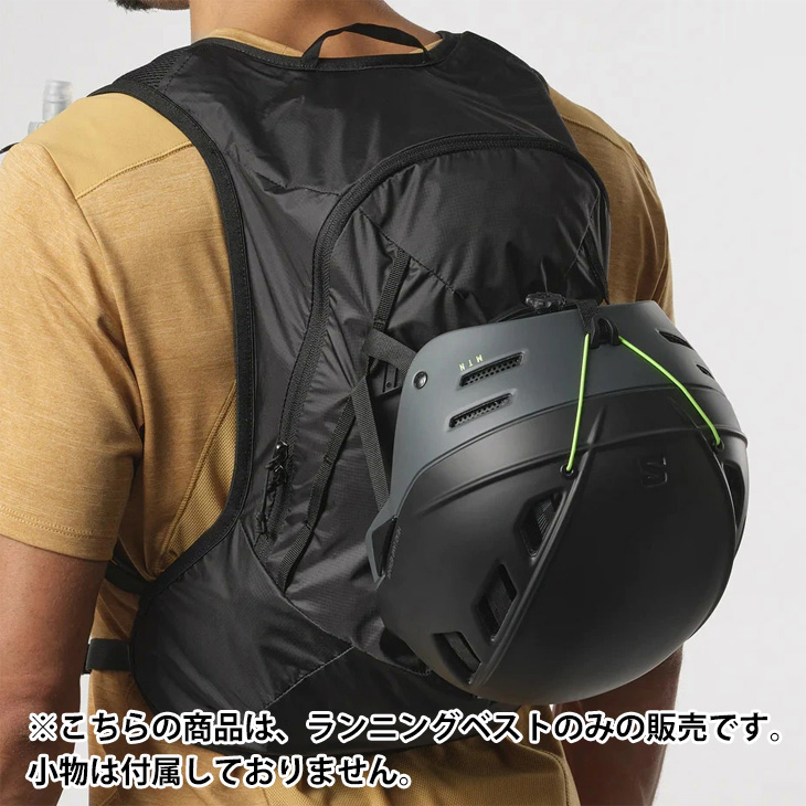 SALOMON CROSS 12 バックパック ブラック SALOMON（サロモン） アウトドアパック フラスクなし リュック 約12L