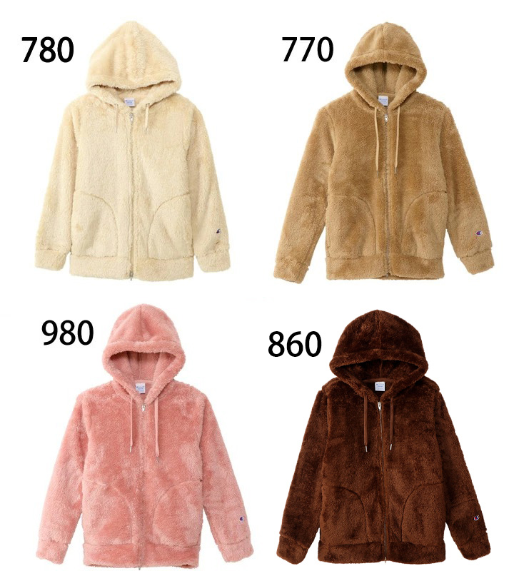 Champion 売れ筋商品|||チャンピオン レディース シェルパフリース ジップ フード ジャケット CW-L604 Champion チャンピオン レディース シェルパフリース ジップ
