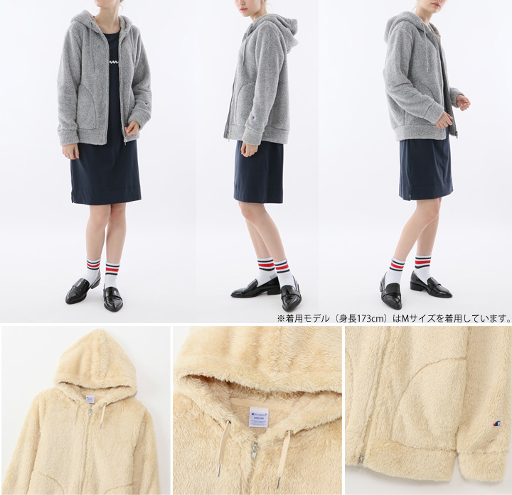 Champion フリースジャケット レディース アウター champion