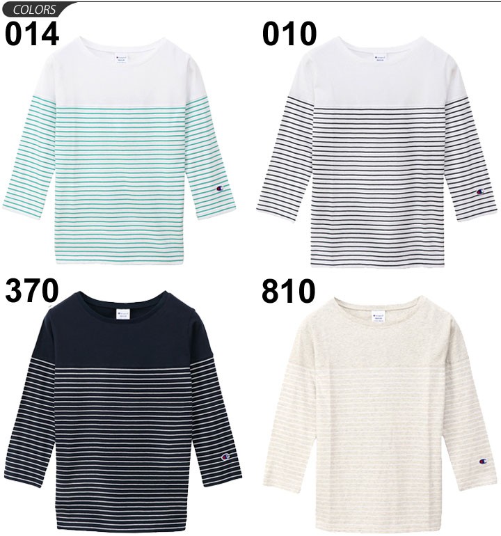 Champion（チャンピオン） Tシャツ 7分袖 レディース ベーシック 3/4