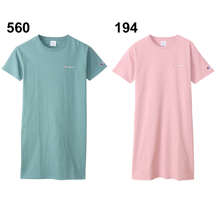 ワンピース Tシャツ 半袖 レディース チャンピオン Champion