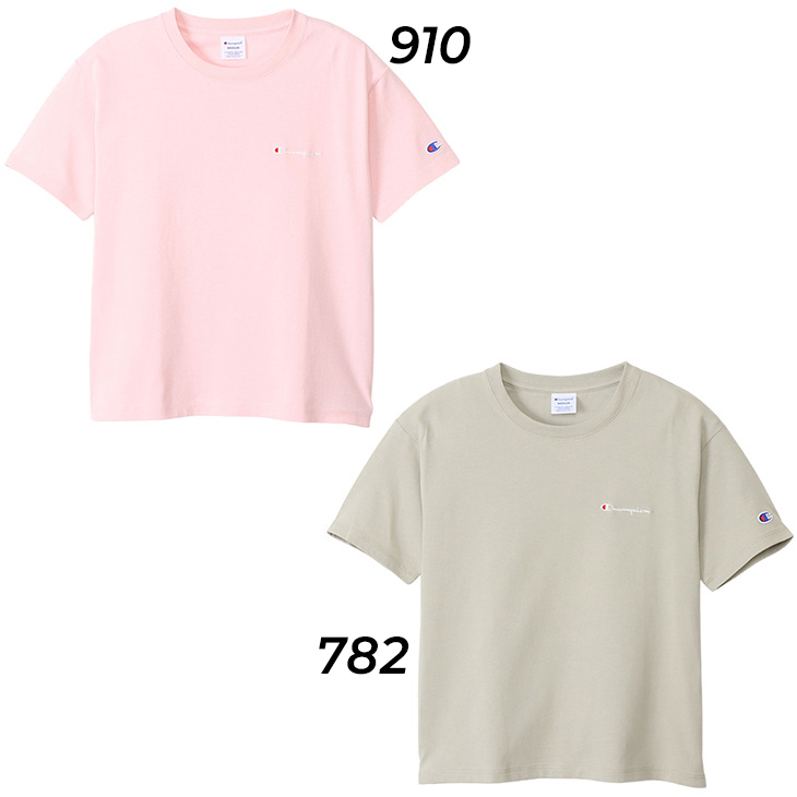 Champion チャンピオン 半袖 Tシャツ レディース コットンT