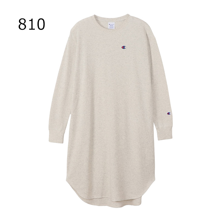Champion（チャンピオン） レディース ワンピース ワッフル 長袖