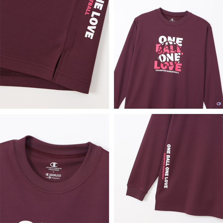 Champion チャンピオン 長袖 Tシャツ レディース E-MOTION