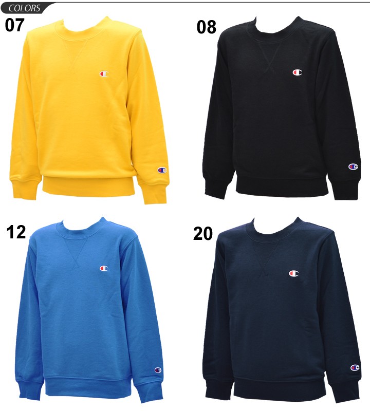 Champion スウェット 長袖 シャツ トレーナー キッズ ジュニア