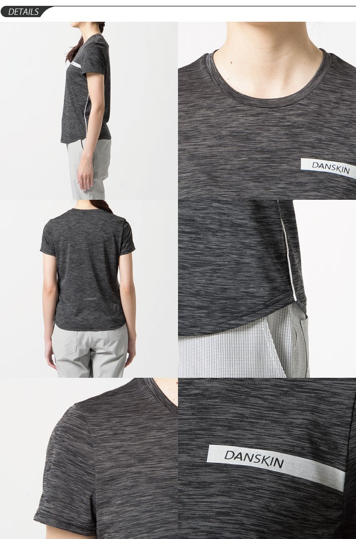 スポーツウェア DANSKIN レディース 半袖 Tシャツ ダンスキン DANSKIN 吸汗速乾 UVケア