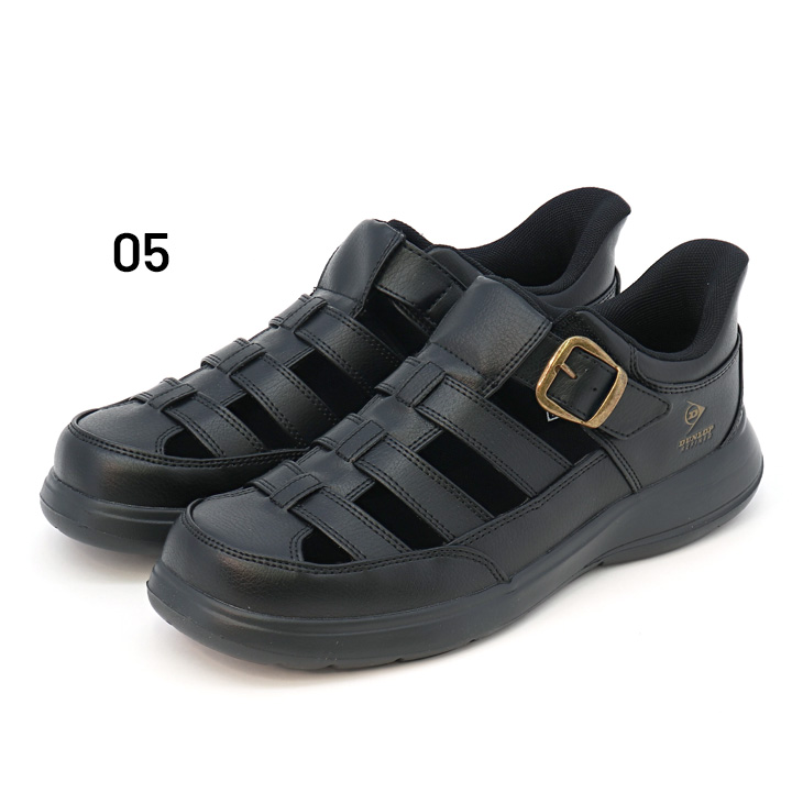DUNLOP（ダンロップ） 立ったまま履ける メンズ グルカサンダル 幅広4E