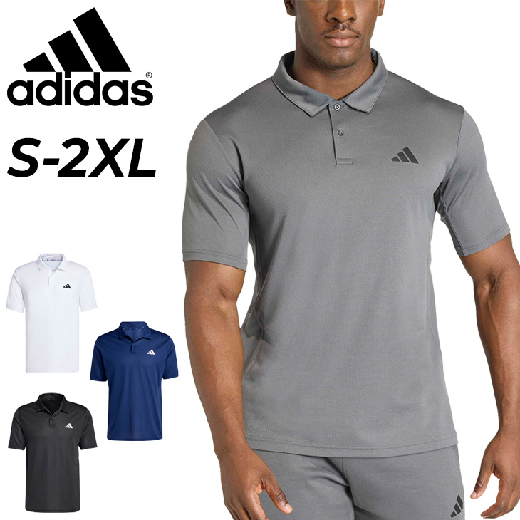 adidas（アディダス） 半袖 ポロシャツ メンズ ワークアウト ES