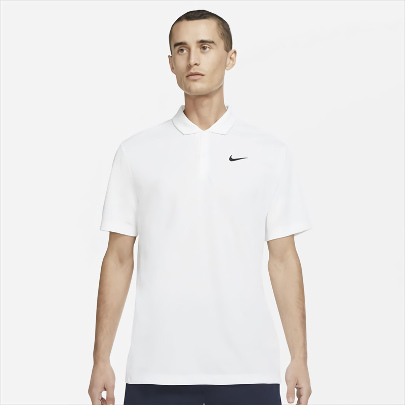 NIKE ナイキ 白 半袖 ポロシャツ トップス M NIKE ナイキ ポロシャツ 半袖 メンズ Dri-FIT テニス スポーツ