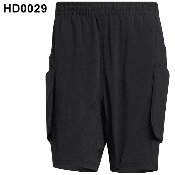 新品アディダス（メンズ）★ＵＶ吸汗速乾ハーフパンツ/花柄紺L