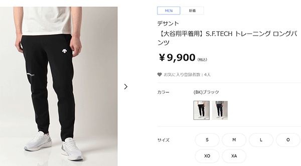 DESCENTE スウェットパンツ メンズ デサント S.F.TECH