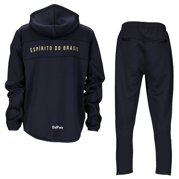 【新品】DalPonte ネイビー サッカーウェア セット XL ダウポンチ テックスウェット 上下 メンズ DALPONTE フルジップ