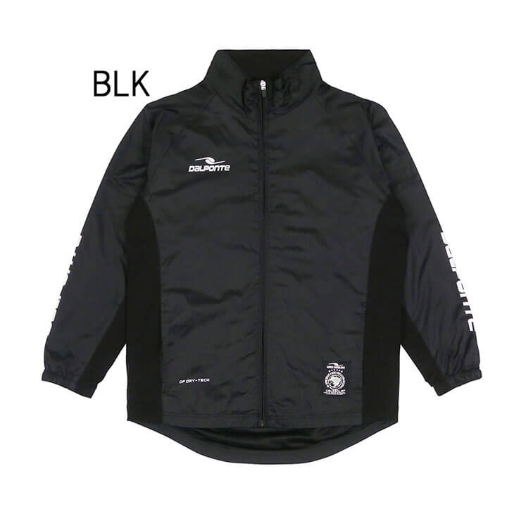 DALPONTE ブラック　グレー　防風　防水　ウインドブレーカー　ジャージ DALPONTE（ダウポンチ） ウィンドブレーカー ジャケット 裏メッシュ