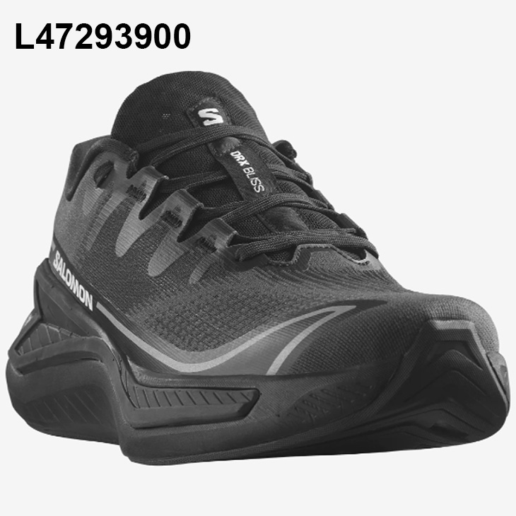サロモン ランニングシューズ メンズ SALOMON DRX BLISS ローカット 紐靴 ひも靴 メンズシューズ ロードランニング ジョギング  男性用 ブラック 黒 /DRX-BLISS
