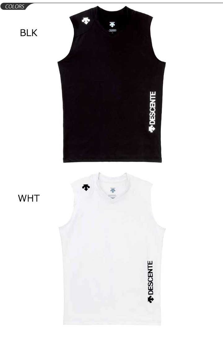 ノースリーブシャツ メンズ レディース デサント Descente バレーボール インナーシャツ 袖なし スリーブレス スポーツインナー Dvb 40 取寄 Apworld 通販 Paypayモール