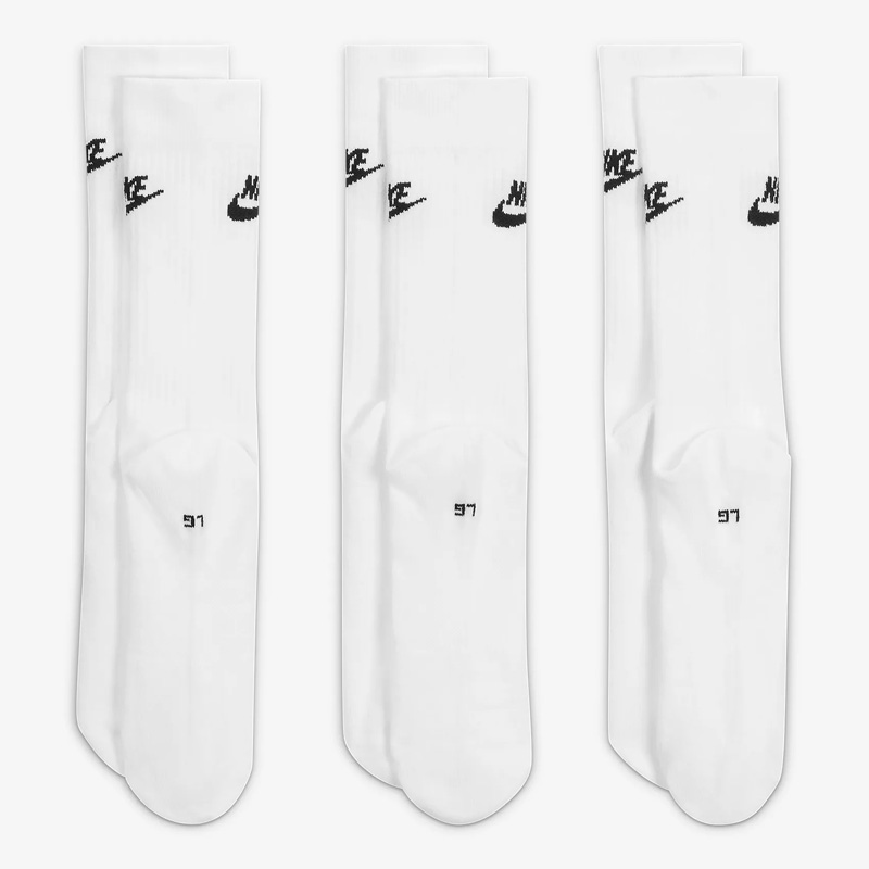 NIKE ナイキ 靴下 3足組 クルーソックス メンズ レディース
