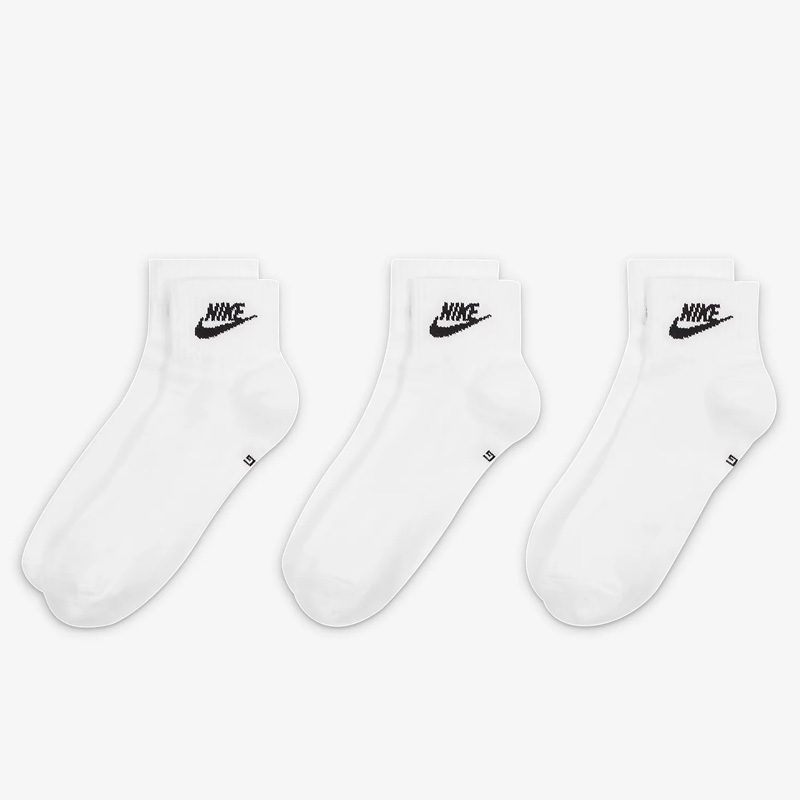 NIKE（ナイキ） 靴下 3足組 アンクルソックス メンズ レディース