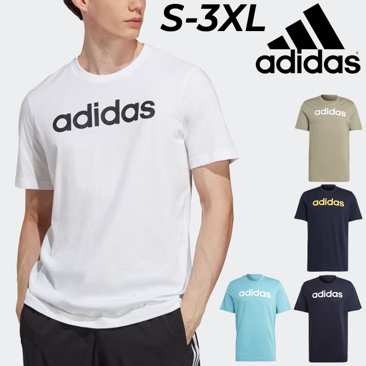 アディダス 半袖 Tシャツ メンズ adidas ロゴ プリントT スポーツ