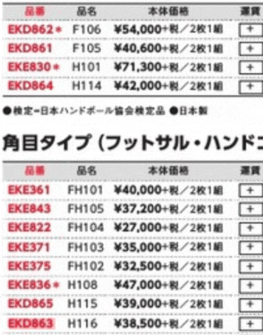 ハンドゴールネットH114 検定 亀甲タイプ 2枚1組 エバニュー EVERNEW