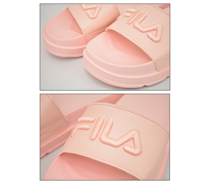 FILA★SLEEK TENDER 25★ロゴ★シャワサン★ピンク系 FILA☆SLEEK TENDER☆ロゴ☆シャワサン☆2色 (FILA/サンダル
