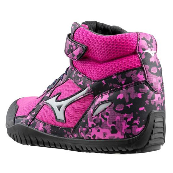 フィットネス Mizuno ピンク ハイカットシューズ Mizuno（ミズノ）バスケットシューズ ハイカット ホワイト