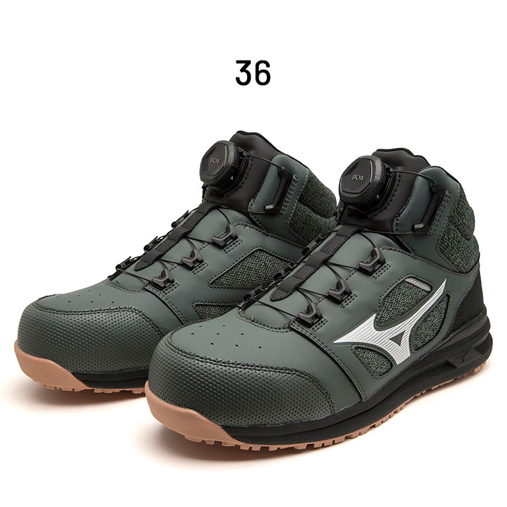 MIZUNO ミズノ ワーク 作業靴 安全靴 メンズ 3E相当 mizuno オールマイティLS 2 73M BOA 普通作業用 ミッドカット  BOAフィットシステム JSAA規格A種 /F1GA2203 : APWORLD - 通販 - Yahoo!ショッピング
