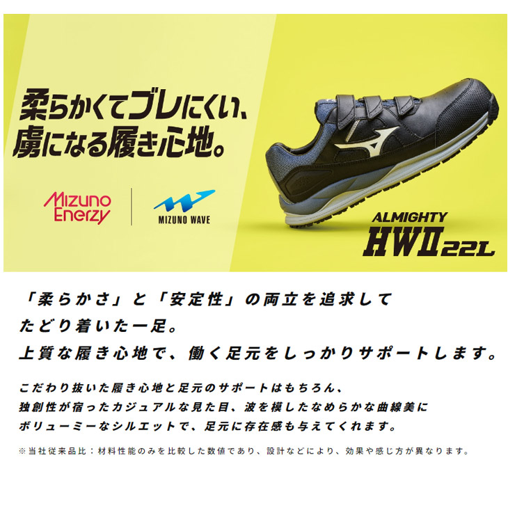 MIZUNO ミズノ 作業靴 3E相当 メンズ ワーキングシューズ 安全靴