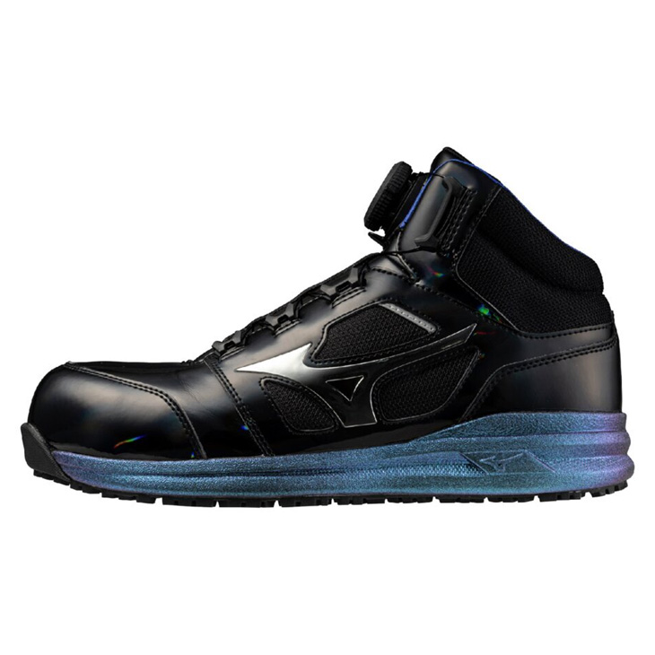 ミズノ 作業靴 メンズ 3E相当 ワーキングシューズ BOA限定カラー mizuno オールマイティ LS2 73M BOA ミッドカット ダイヤル式 耐油性 男性 安全靴 プロテクティブスニーカー JSAA規格 A種 合格品 建設業 製造業 普通作業用 ブランド くつ/F1GA2512 MIZUNO（ミズノ） 作業靴 メンズ 3E相当 ワーキングシューズ BOA限定