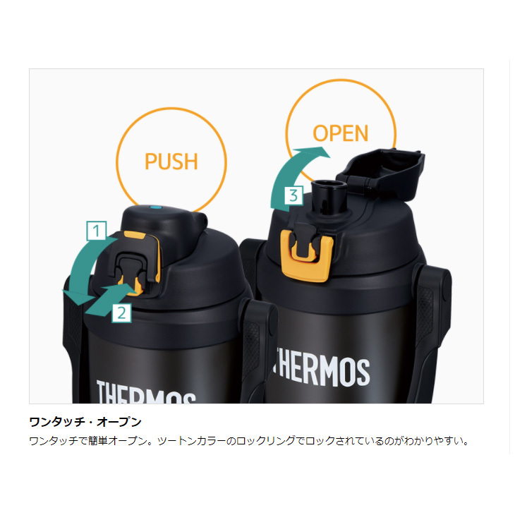 THERMOS 水筒 サーモス 真空断熱スポーツジャグ 保冷専用 2.0L 2