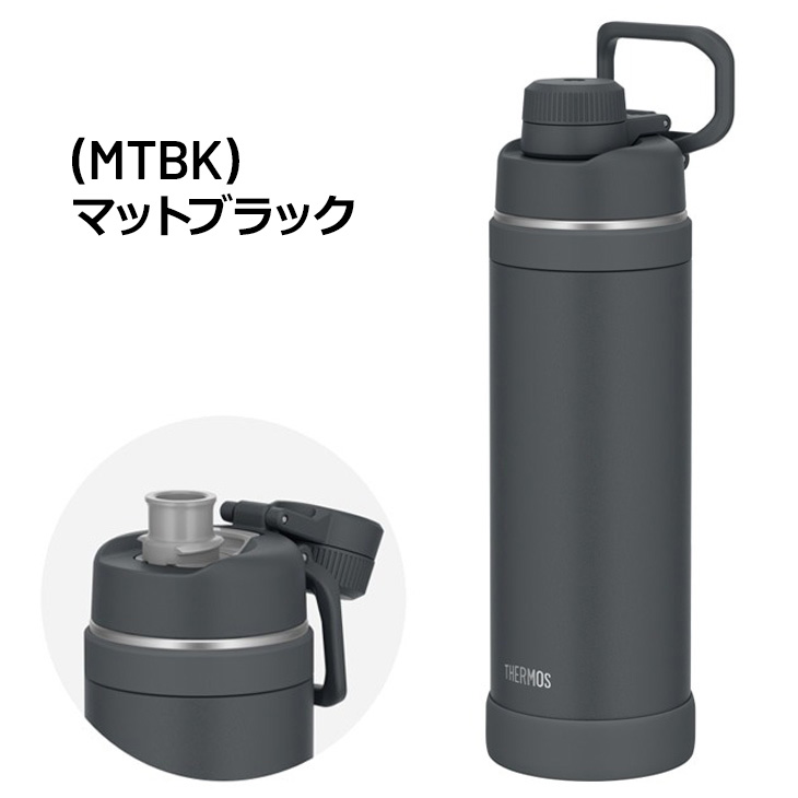 THERMOS ミスターマックス ｜ 保冷専用 ブラック 1.0L 真空断熱スポーツボトル 使用中 ブラック水筒 HYDRATION 弁当箱・水筒