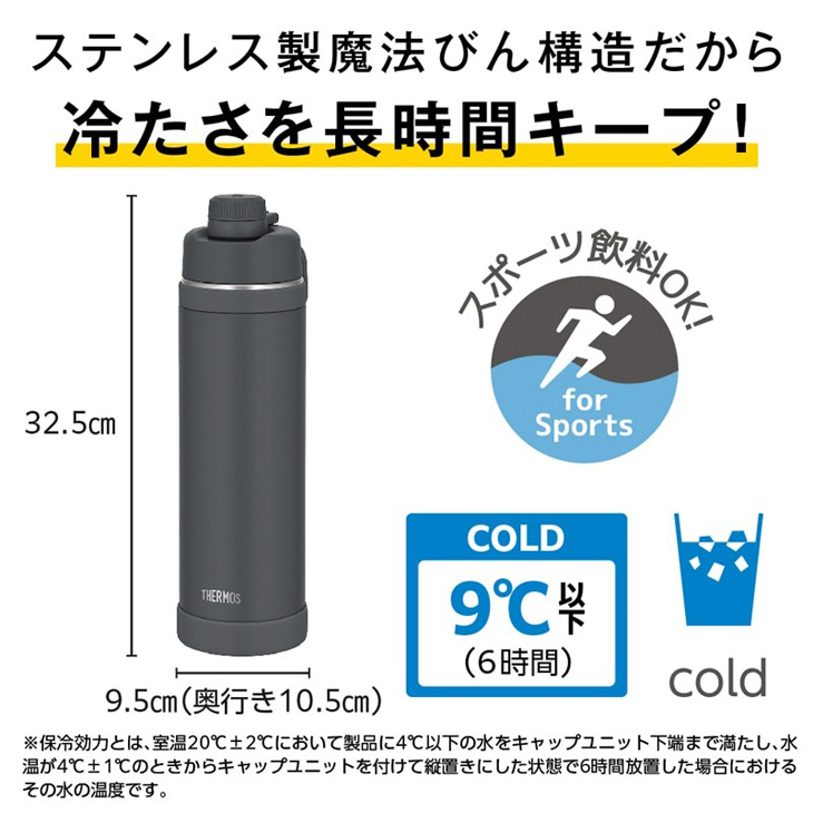 THERMOS（サーモス） 水筒 1500ml 1.5L 保冷専用 真空断熱スポーツ