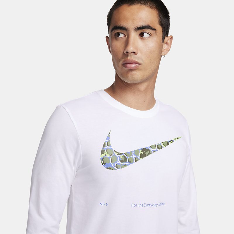 NIKE ナイキ 長袖 Tシャツ メンズ Dri-FIT フィットネスTシャツ NIKE ナイキ 長袖 Tシャツ メンズ Dri-FIT フィットネスTシャツ