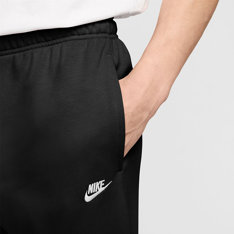 00s NIKE トレーニングパンツ ブラック 刺繍ロゴ スリム 短丈 NIKE（ナイキ） スウェットパンツ メンズ クラブ フレンチテリー
