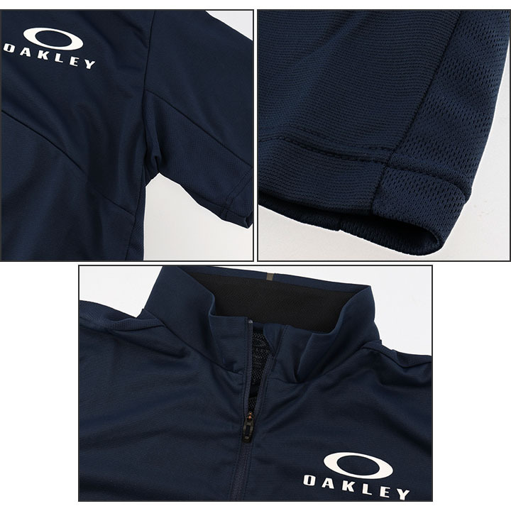 OAKLEY 半袖 ハーフジップシャツ メンズ/オークリー ENHANCE SS