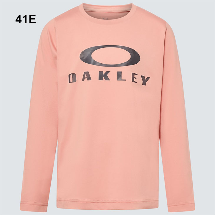 長袖 Tシャツ キッズ ジュニア 140-160cm 子供服 オークリー OAKLEY