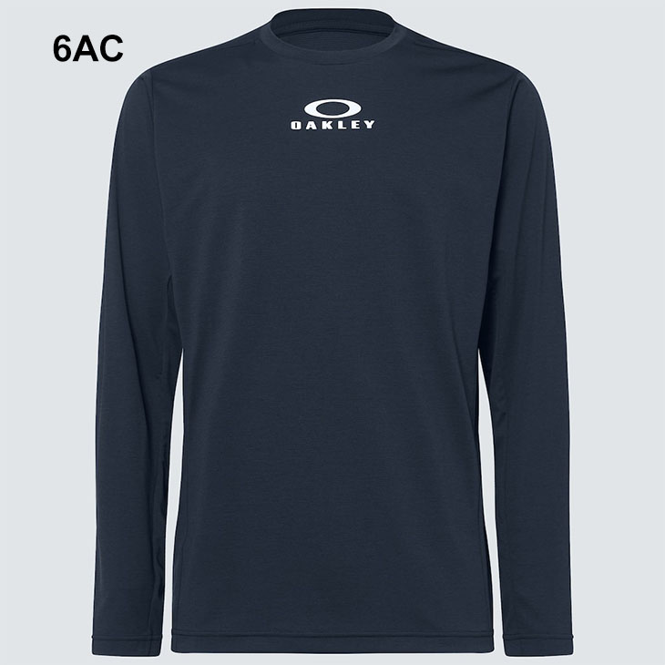 Oakley - 新品 オークリー 高機能ストレッチシアサッカー 吸汗速乾 シャツ 2XL 紺 OAKLEY オークリー 半袖 Tシャツ メンズ 吸汗速乾 軽量 クルー