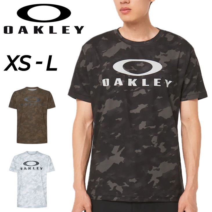 半袖 Tシャツ メンズ オークリー OAKLEY/スポーツウェア トレーニング ランニング UVカット 吸汗速乾 ストレッチ 抗菌防臭 クルーネック  総柄 男性 /FOA404178