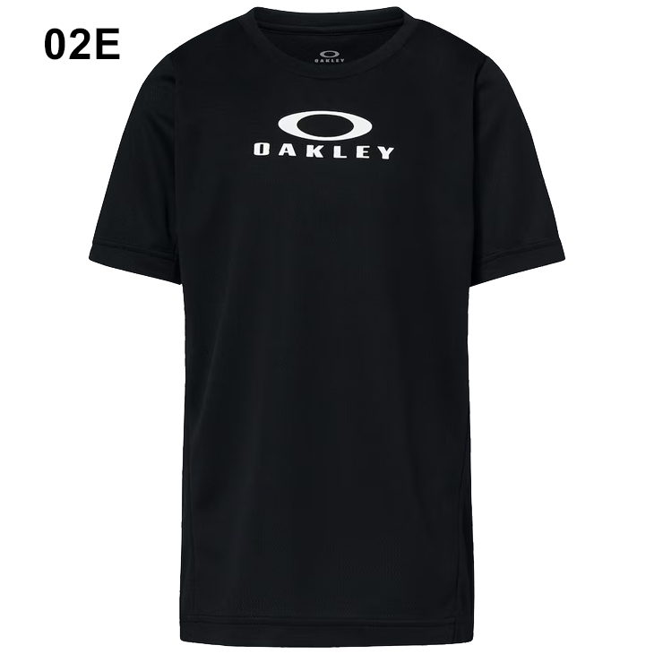 オークリー キッズ 半袖 Tシャツ 130-160cm 子供服 OAKLEY トレーニング スポーツウェア 吸汗速乾 UVカット 子ども ロゴ  プリントT カジュアル 運動 /FOA405079