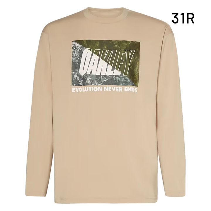 USA製 オークリー SOFT WARE EARTH 地球プリント 長袖 ロンT OAKLEY 長袖Tシャツ キッズ オークリー スポーツ ブランド T